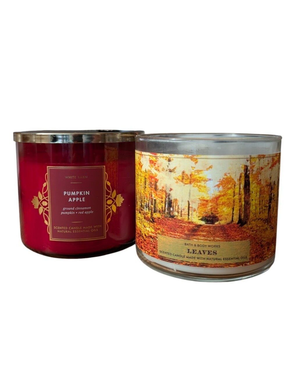 Bath & Body Works Fall Candles - Set of 2